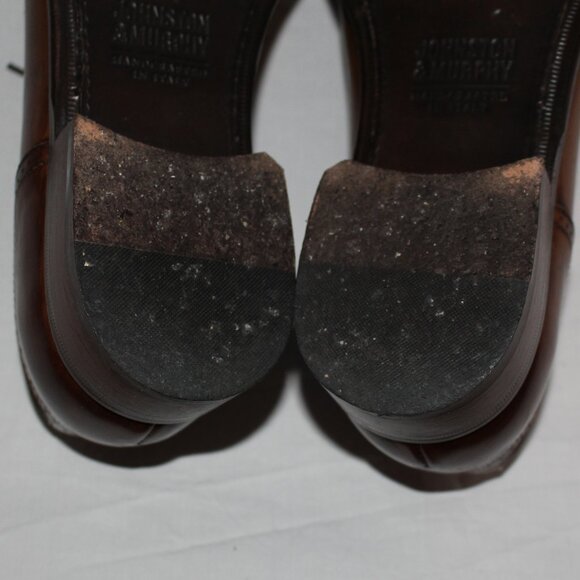 Johnston & Murphy Cap Toe Oxford Laceup Brown Italian Leather Men\'s Size 11 main image 15